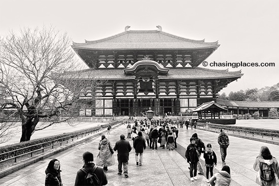 Famous Todai Ji Temple, Nara, Japan