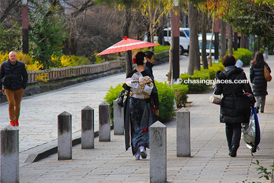 Regarded as one of the nicest streets in Asia, Shimbashi in Kyoto