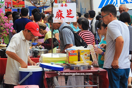 Try some local snacks while on Jonker Walk in Melaka