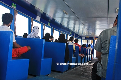 While on the ferry heading to Villingili