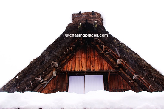 A gassho style roof, Shirakawa-go,-Japan