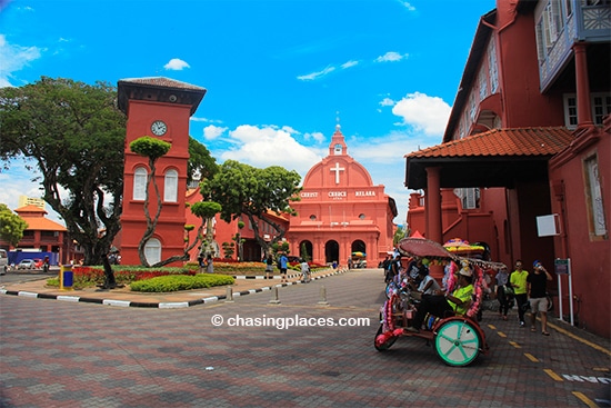 Dutch Square with Christ Church in the background