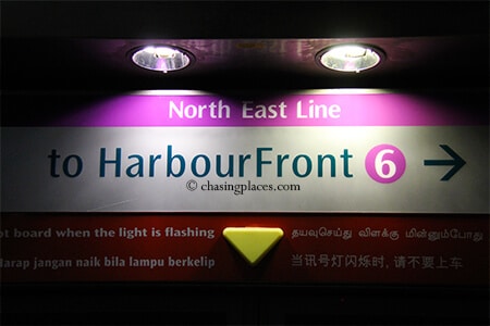 Take Singapore's convenient MRT system to Harbourfront to get to Sentosa