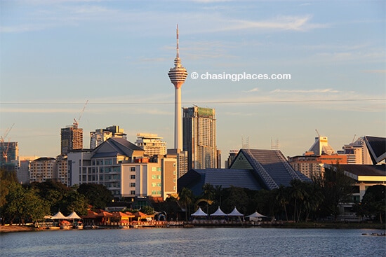 KL Tower soaring atop Kuala Lumpur's skyline