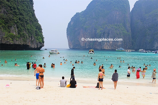 Maya Bay around 10-am