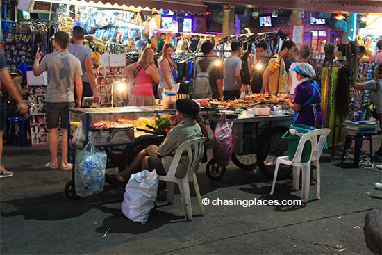 Khao-San has no shortage of tasty treats, especially after the sunsets