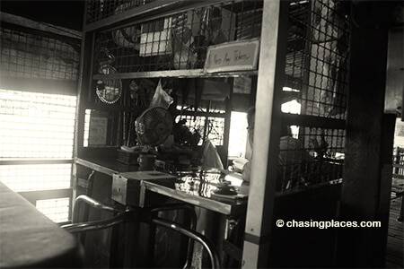 The ferry ticket desk on the way to Wat Arun