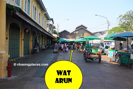 The pier area as you head from Wat Pho to Wat Arun