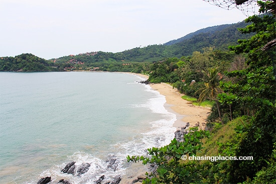 The view of Kantiang Bay from one of Lanta's sunsetr estaurants