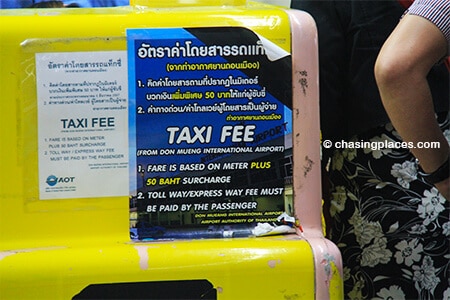 They make sure you don't forget to pay the additional charges to the taxi driver