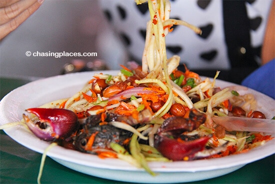 Crab salad, Chatuchak Market, Bangkok