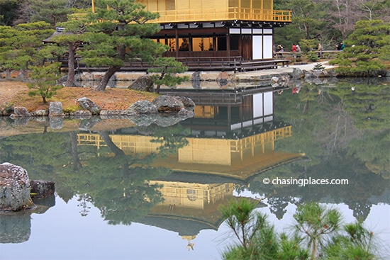 The water reflections at the Golden Pavilion are a definite highlight