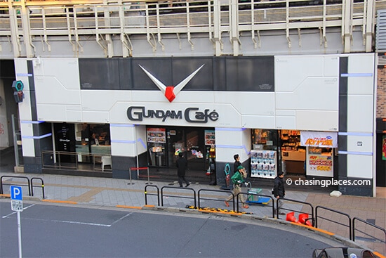 The Gundam Cafe in Akihabara, Tokyo, Japan