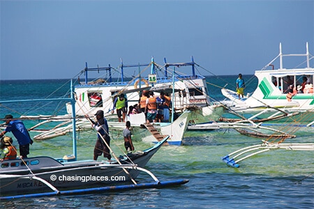 Day tours from White Beach to places around Boracay, including Puka Beach, are very popular.