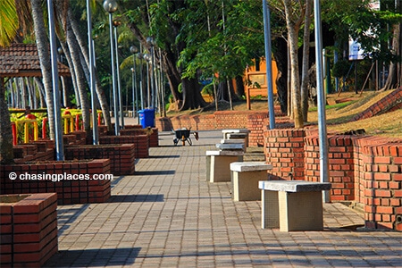 Cukai has a small, but pleasant waterfront area adjacent to the bus terminal.