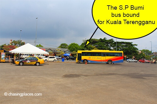 I took the S.P. Bumi local bus from Dungun to Kuala Terengganu