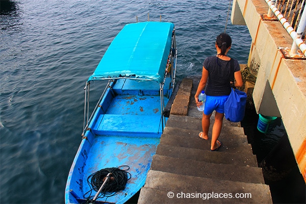 Our private tour boat.