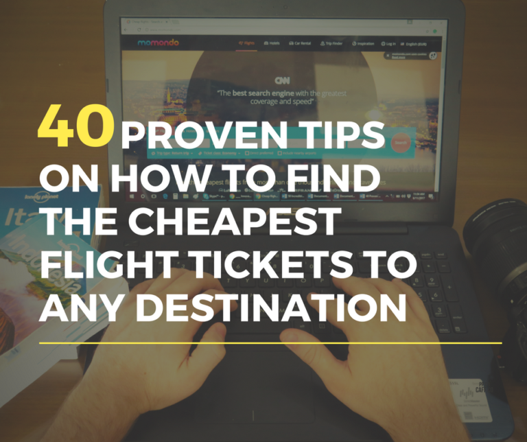 40 Proven Tips On How To Find The Cheapest Flight Tickets To Any ...